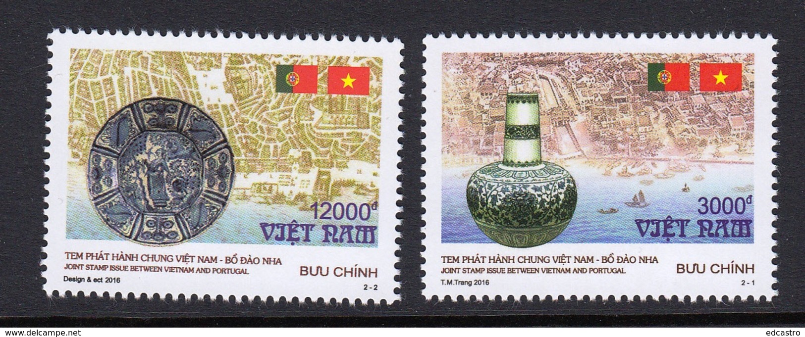 VIET NAM 2016 JOINT ISSUE VIET NAM  WITH PORTUGAL - Emisiones Comunes