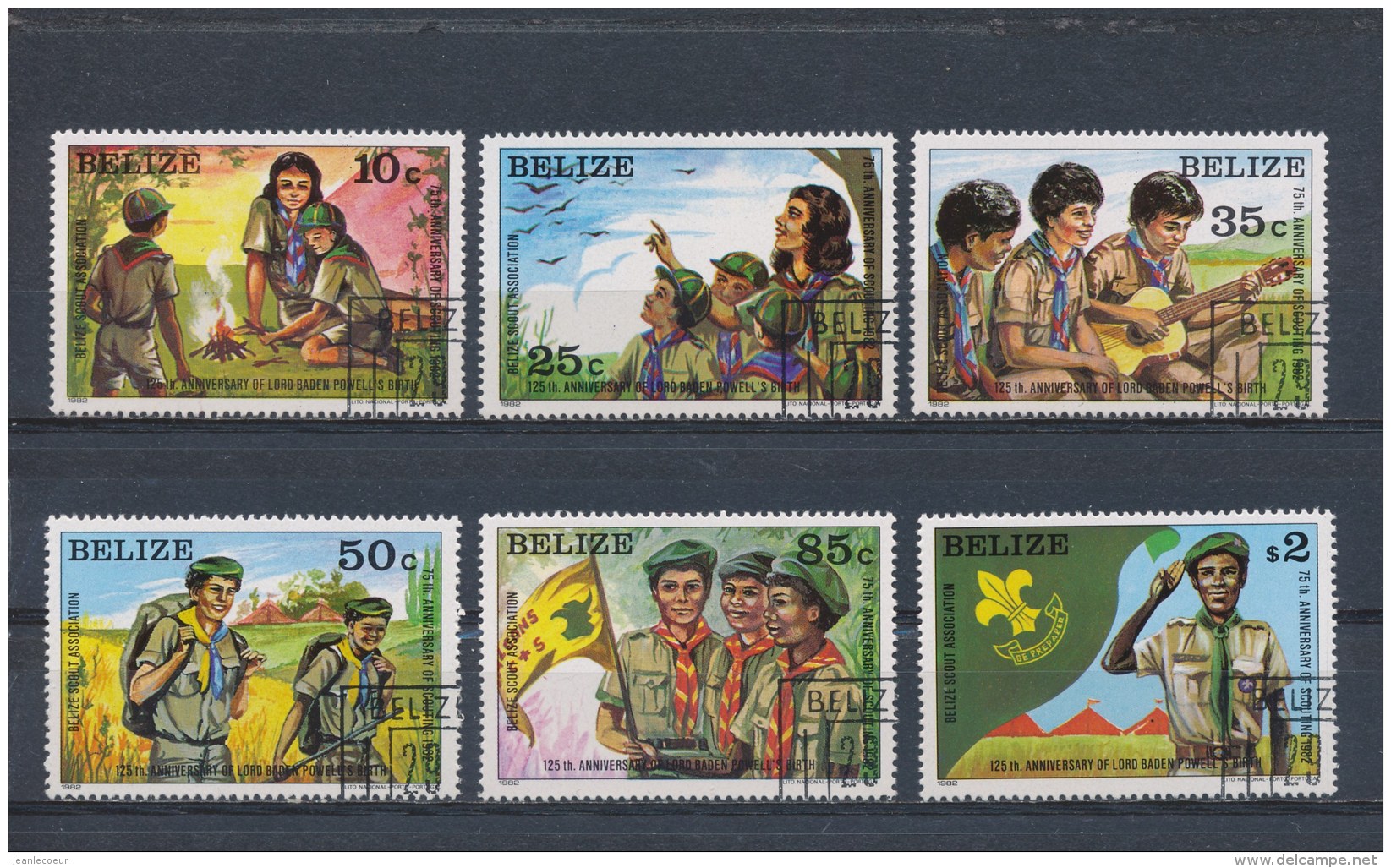 Belize 1982 Mi: 646-651 Yt:  (Gebr/used/obl/o)(1829) - Belize (1973-...)