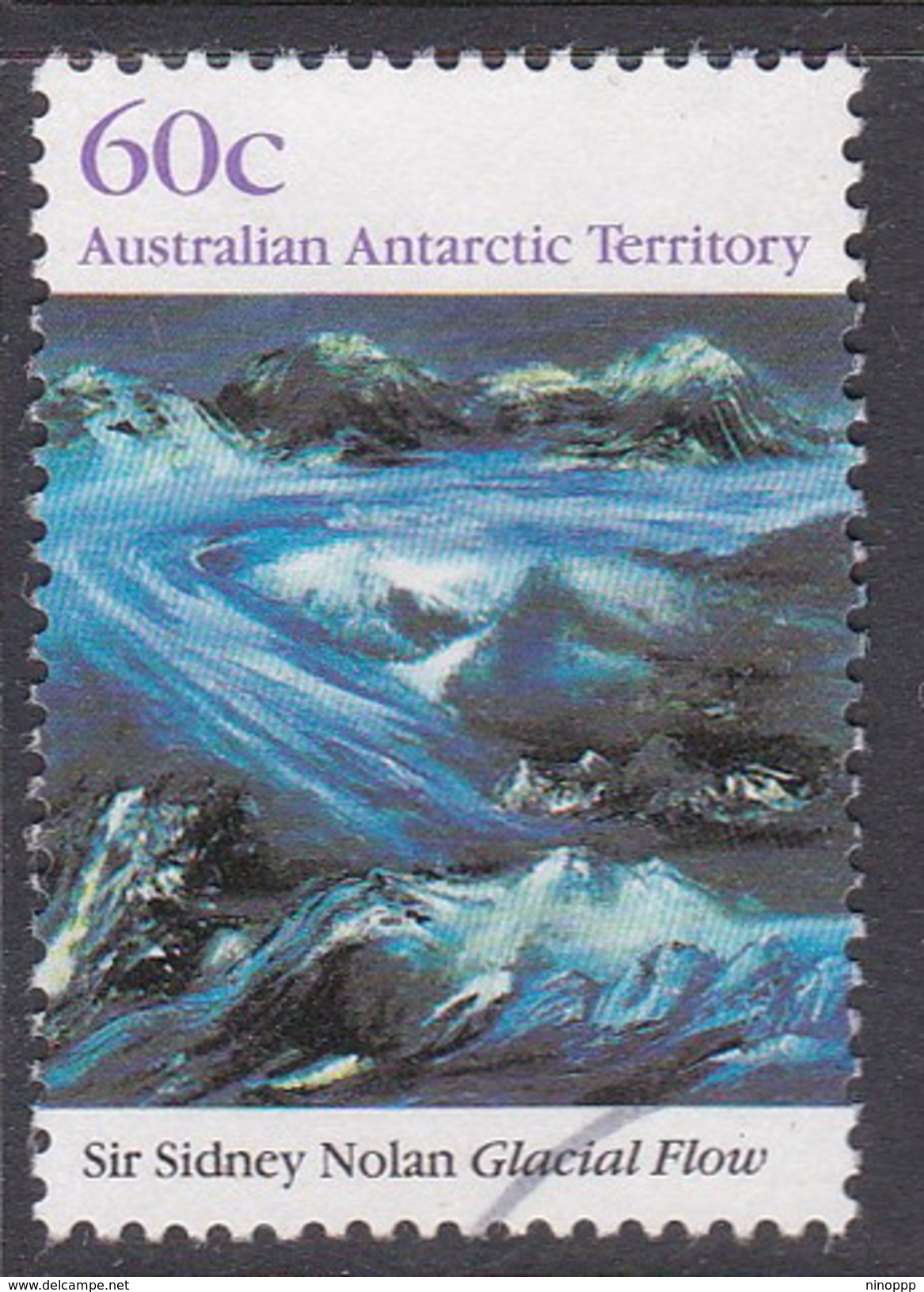 Australian Antarctic Territory  S 86 1989 Antarctic Landscapes 60c Glacial Flow Used - Used Stamps