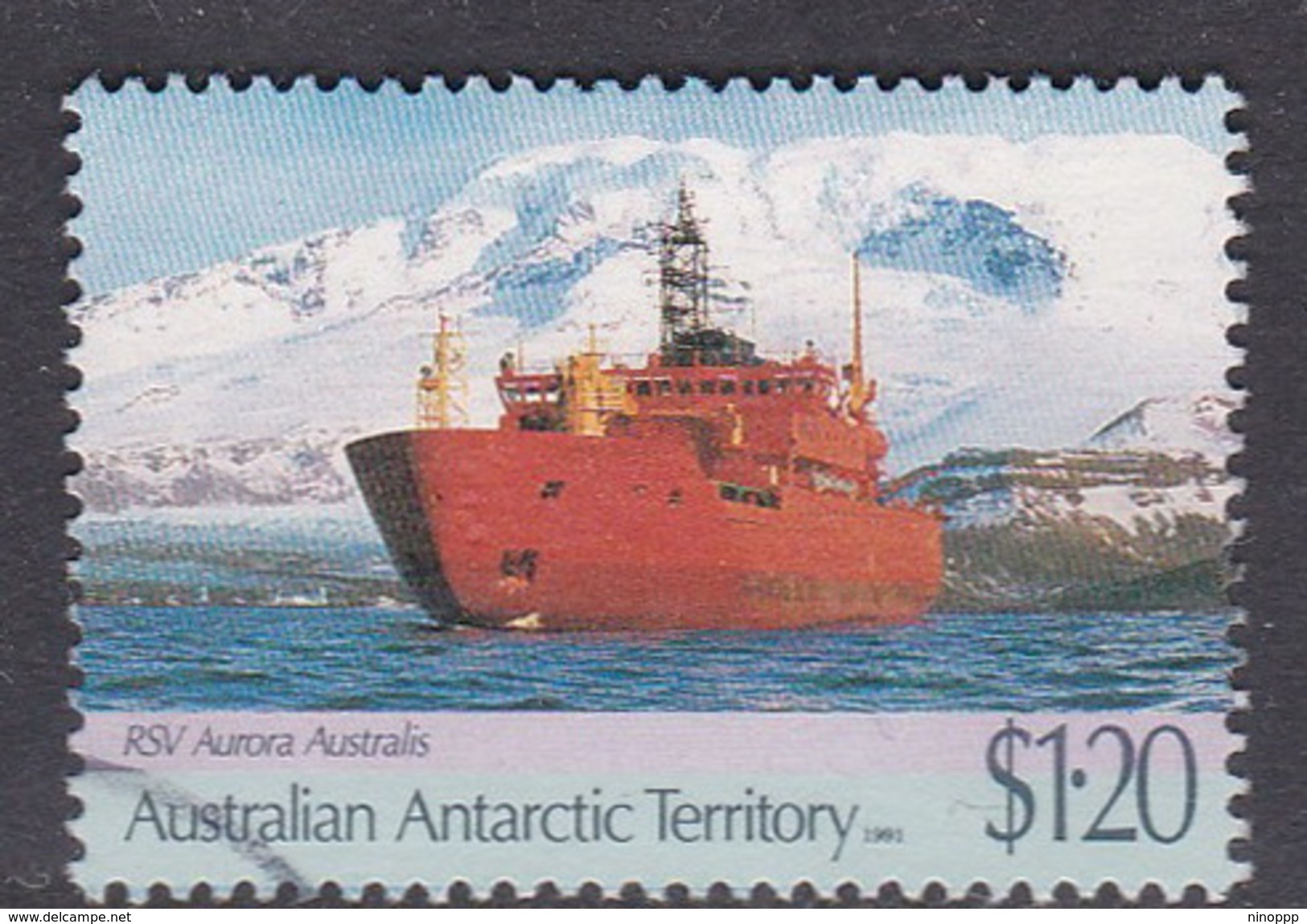 Australian Antarctic Territory  S 89 1991 Antarctic Treaty $ 1.20 RSV Aurora Used - Used Stamps