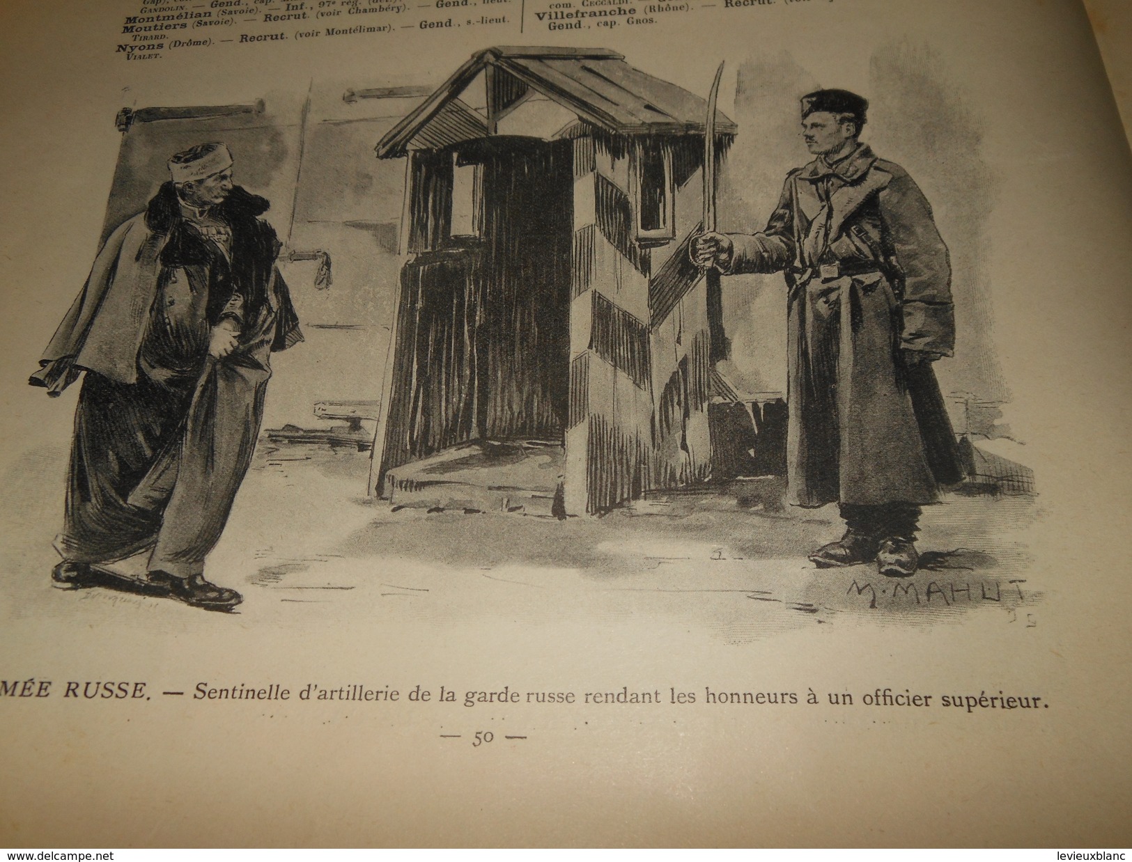 Annuaire Illustré de l'Armée Française/ Roger de Beauvoir /Plon-Nourrit éditeurs/dUBONNET:AmerPICON/1902    LIV113