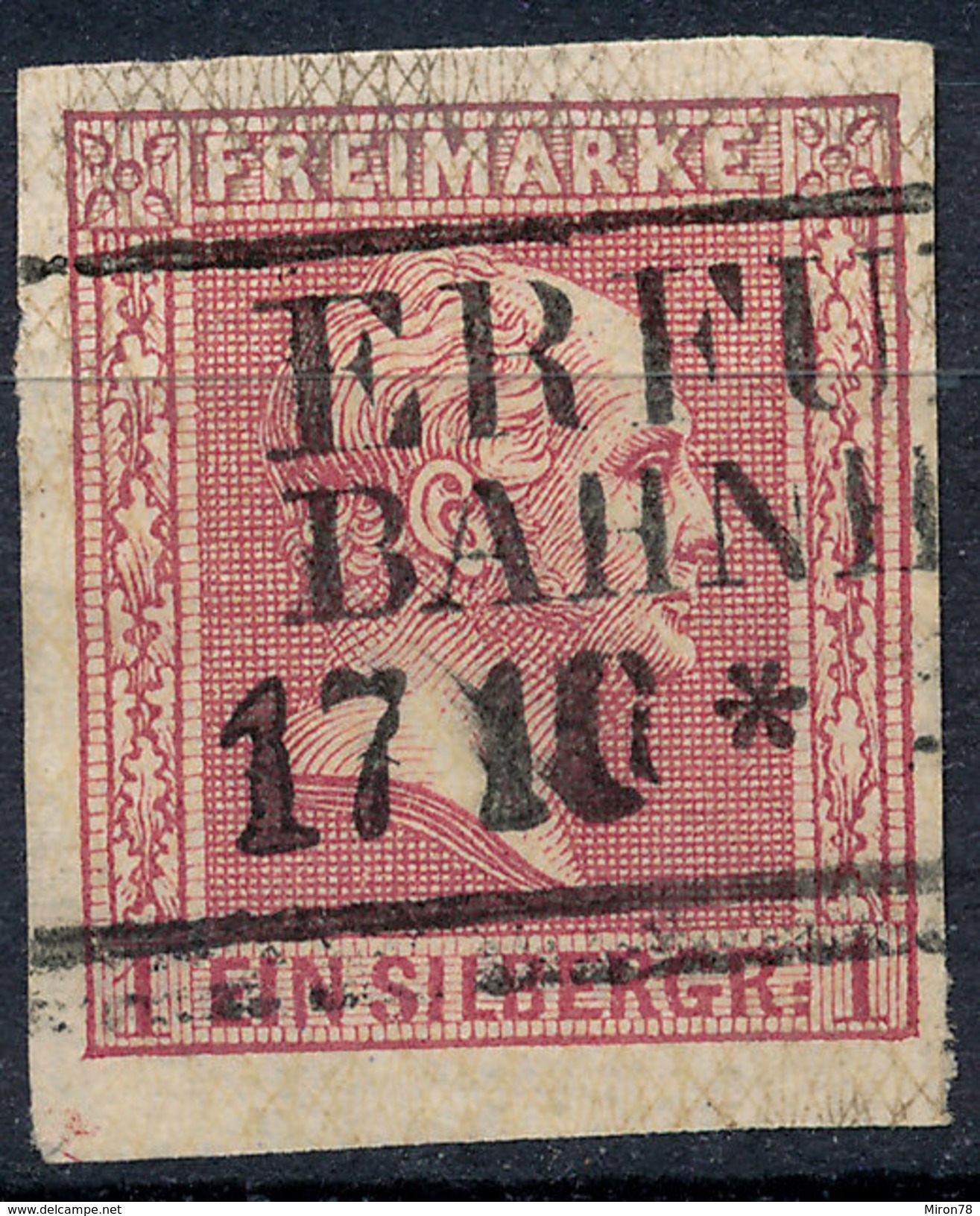 Stamp German States Prussia 1858 1sg Used Lot#29 - Autres & Non Classés