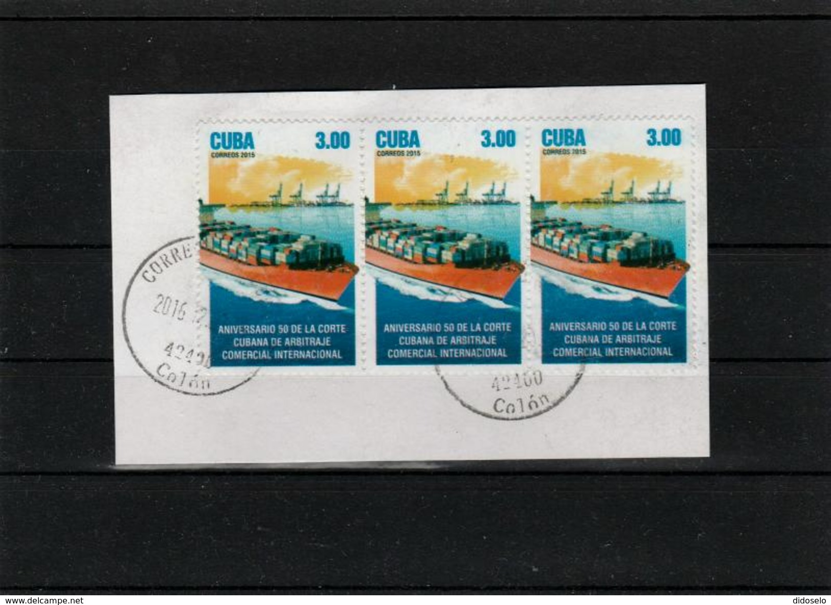 Cuba - Ship Stamps On Paper-canceled 2015 - Gebruikt