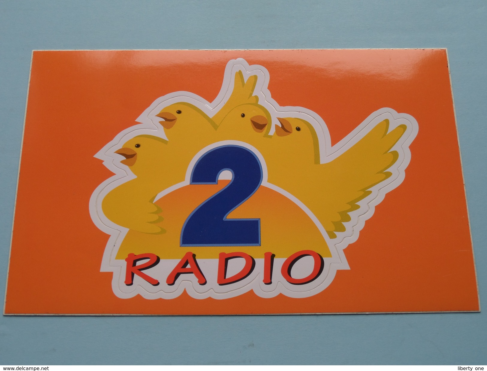 RADIO 2 ( 19 X 12 Cm.) België ( Zie/voir Details Foto ) ! - Autocollants