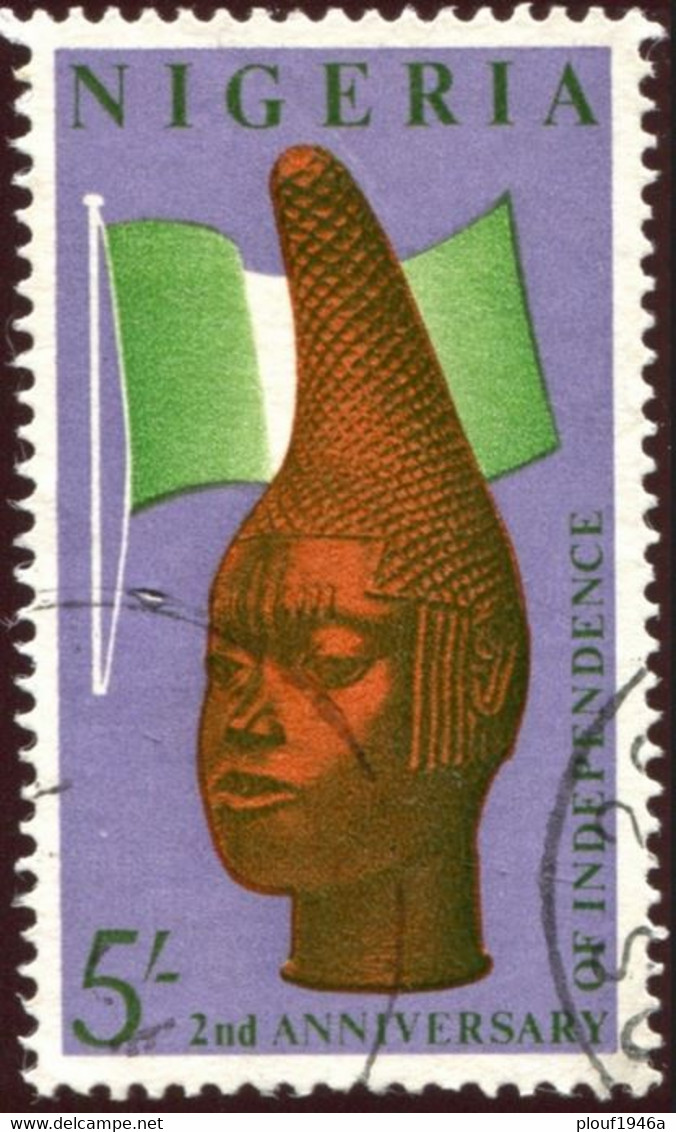 Pays : 346,1 (Nigeria : Fédération Indépendante)  Yvert Et Tellier N° :  129 (o) - Nigeria (1961-...)