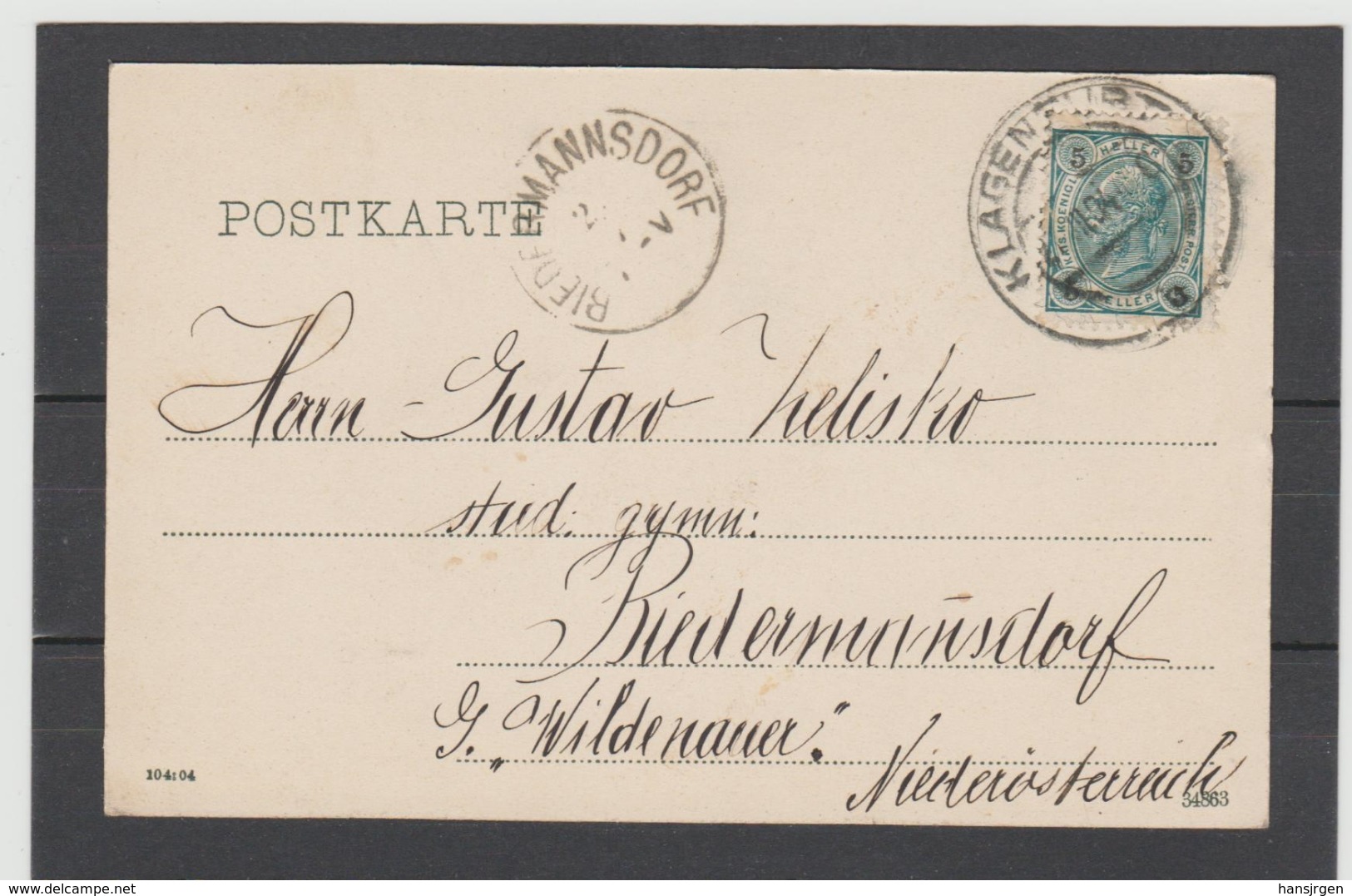 STM160 POSTKARTE JAHR 1904 SEGELREGATTA Am WÖRTHERSEE Gebraucht SIEHE ABBILDUNG - Sonstige & Ohne Zuordnung