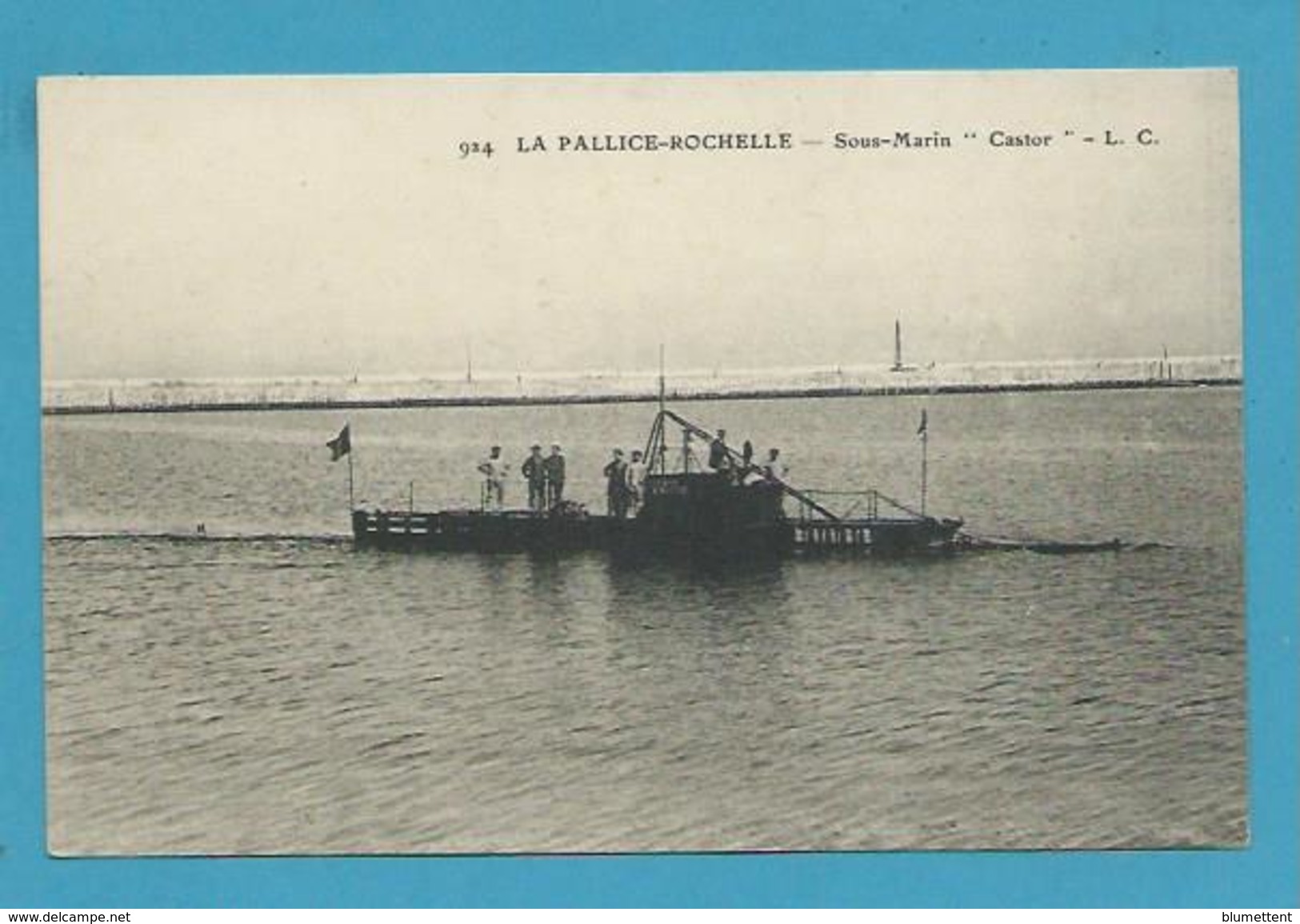 CPA 924 - Submersible Sous-marin "Castor LA PALLICE-ROCHELLE 17 - La Rochelle