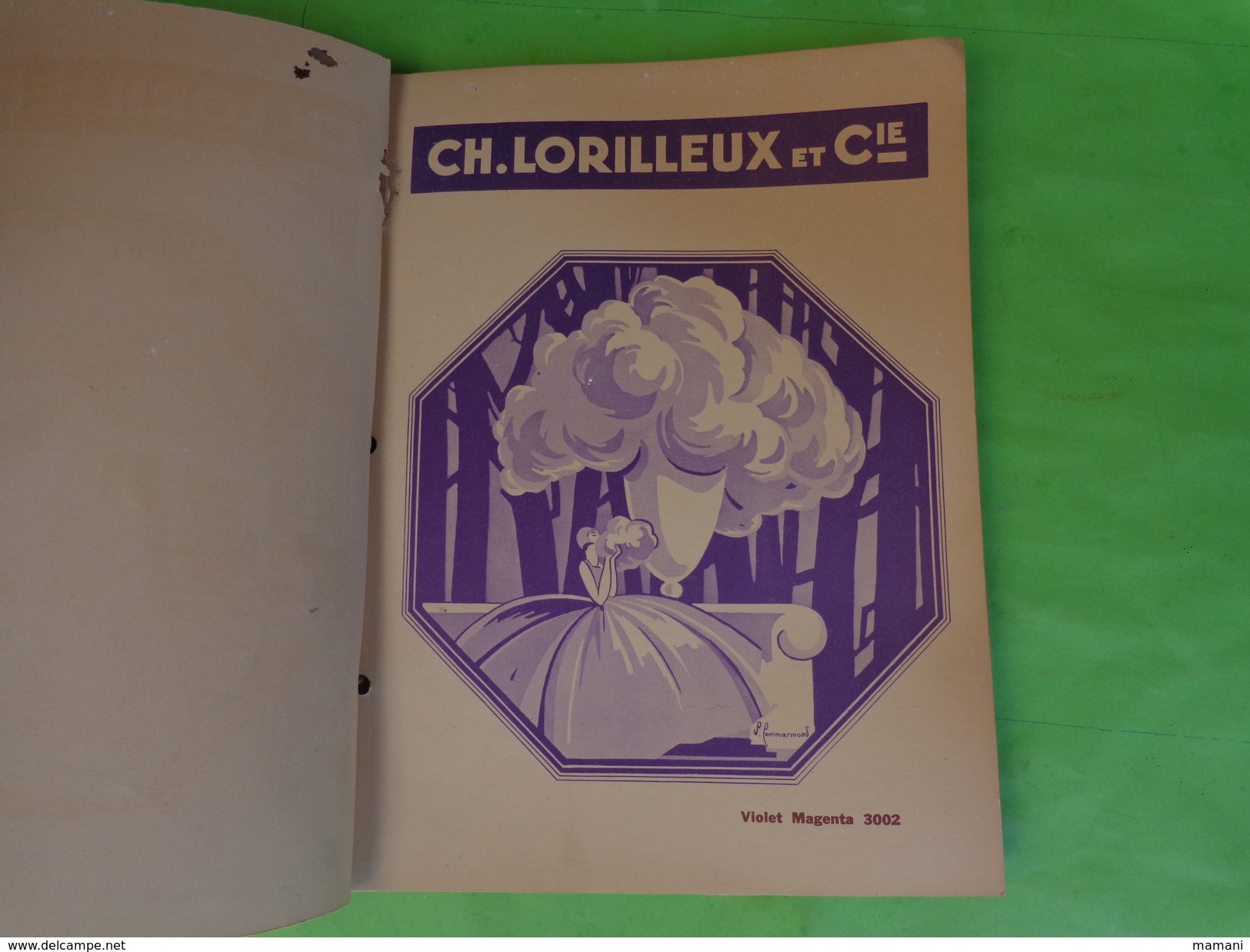 CATALOGUE D´IMPRIMERIE : CH. LORILLEUX & Cie / ENCRES D´IMPRIMERIE illustrateur s commarmond