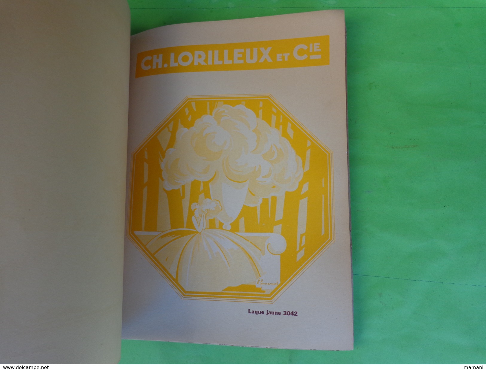 CATALOGUE D´IMPRIMERIE : CH. LORILLEUX & Cie / ENCRES D´IMPRIMERIE illustrateur s commarmond