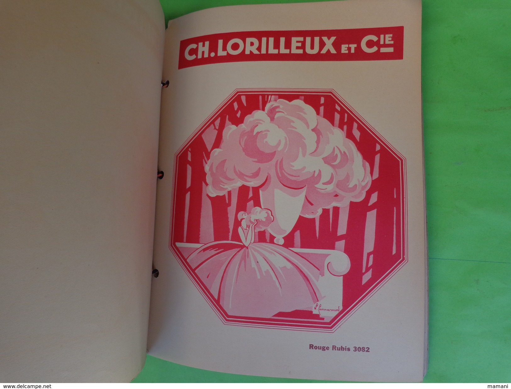 CATALOGUE D´IMPRIMERIE : CH. LORILLEUX & Cie / ENCRES D´IMPRIMERIE illustrateur s commarmond