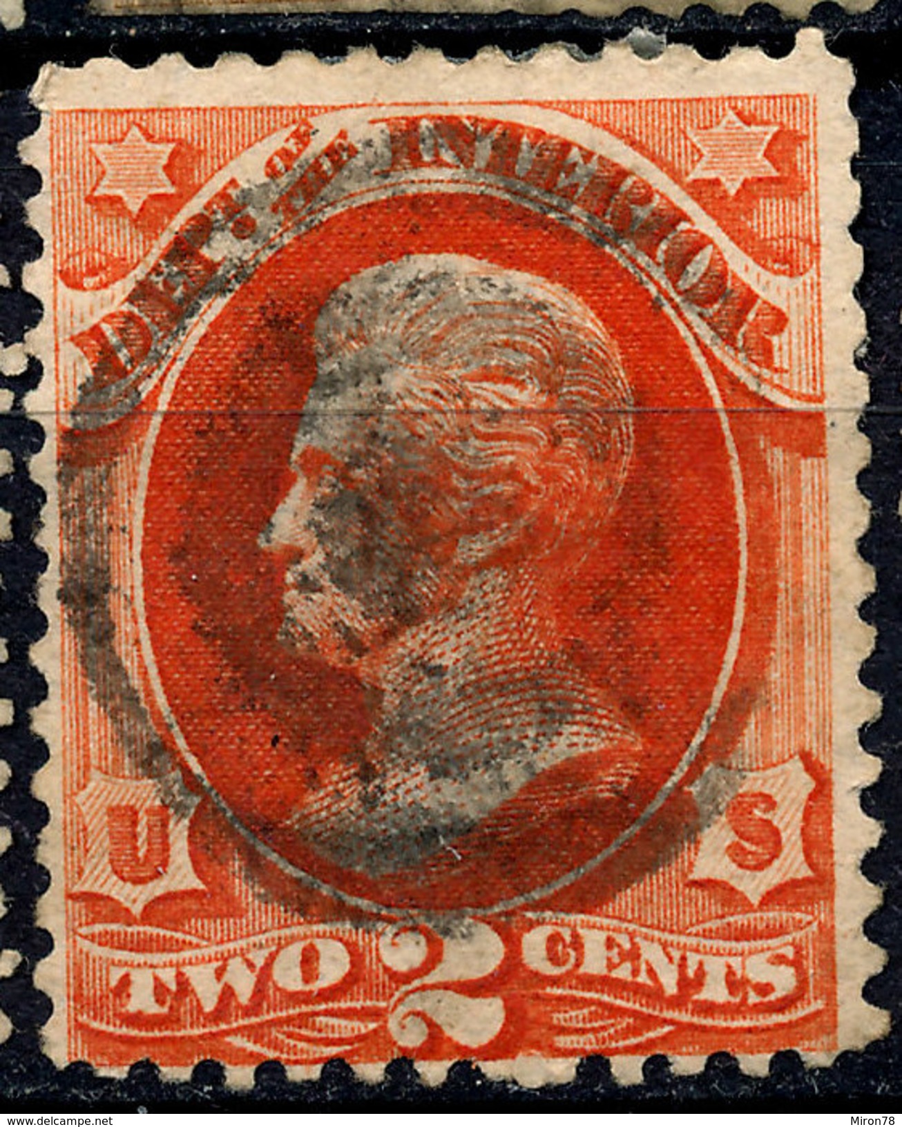 Stamp Us INTERIOR  1873 2c Used Lot#23 - Oblitérés