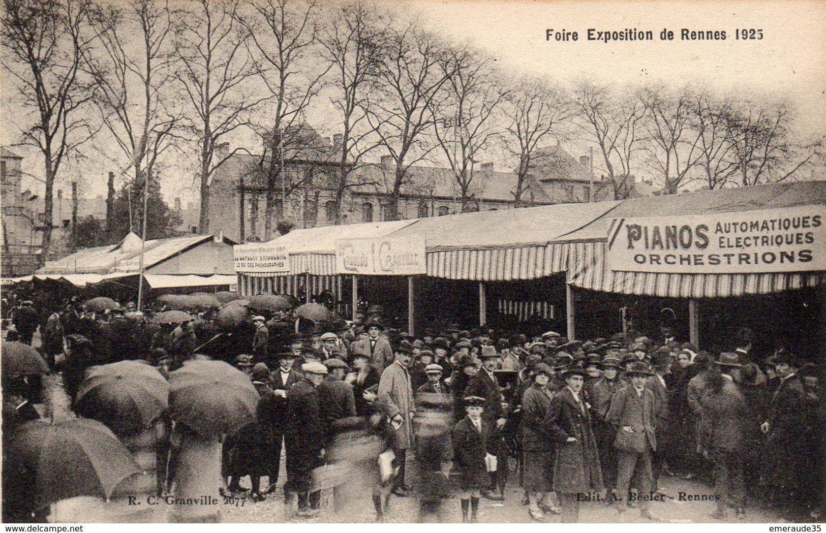 RENNES Foire Exposition De RENNES 1925 - Rennes