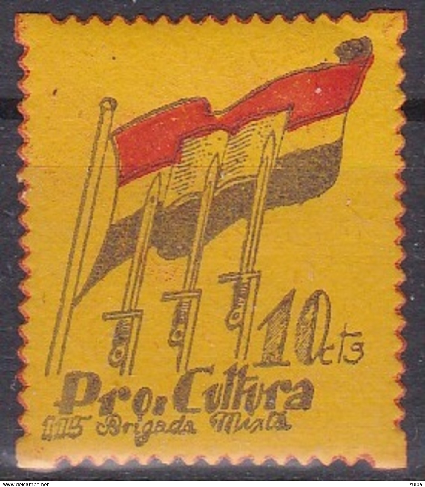 Pro Cultura, 115 Brigada Mixta, 10 C - Viñetas De La Guerra Civil