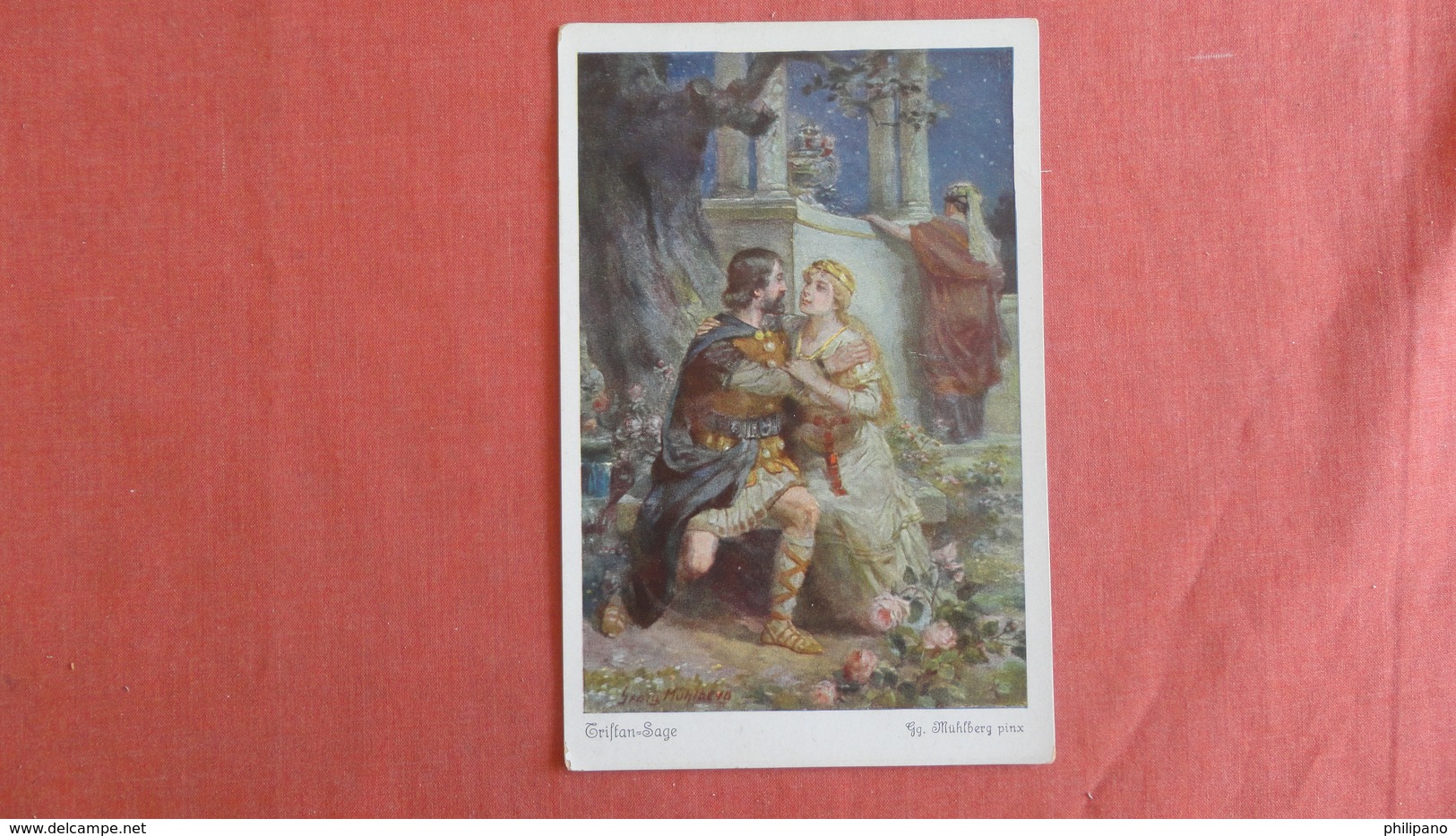 Künstler- Tristan Und Isolde Unter Der Fichte = Ref 2532 - Fairy Tales, Popular Stories & Legends