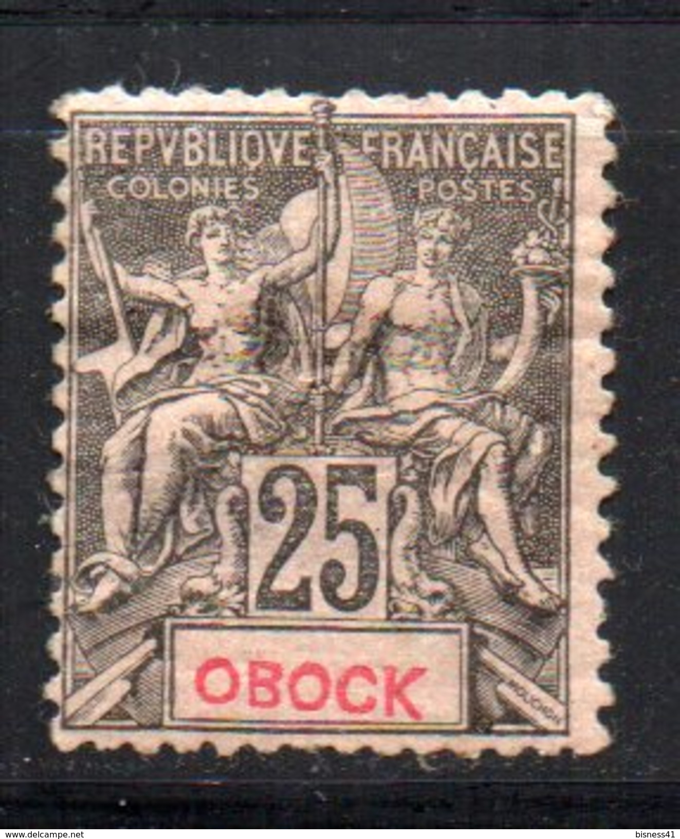 Col3 :  Obock N° 39 Neuf X MH  , Cote : 30,00&euro; - Unused Stamps