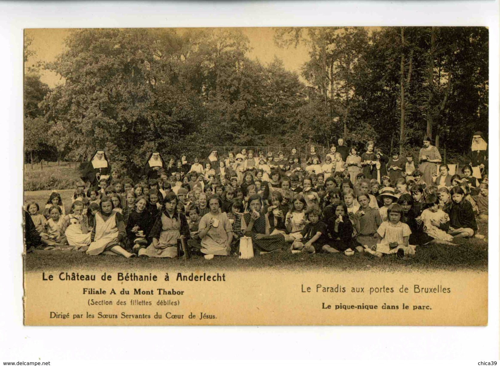 C 19627   -   Anderlecht  -  Le Château De Béthanie  -  Filiale A Du Mont Thabor  -  Le Paradis Aux Portes De Bruxelles - Enseignement, Ecoles Et Universités