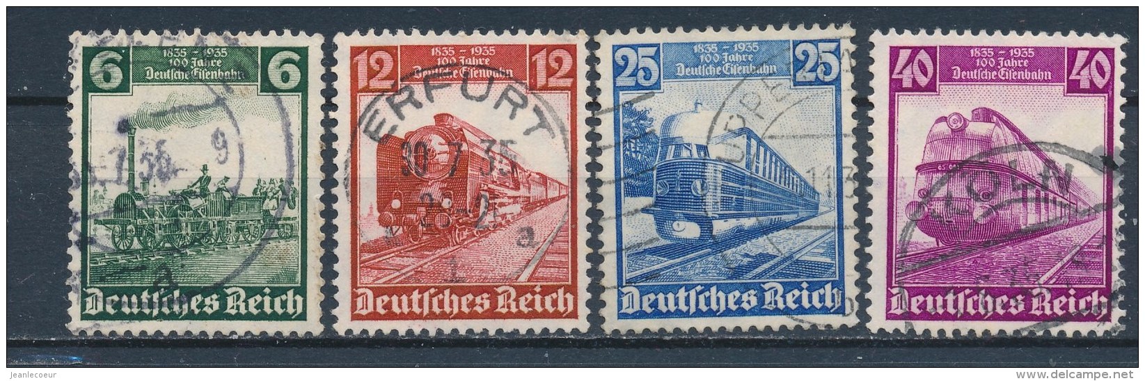 Duitse Rijk/German Empire/Empire Allemand/Deutsche Reich 1935 Mi: 580-583 Yt: 539-542 (Gebr/used/obl/o)(1853) - Oblitérés