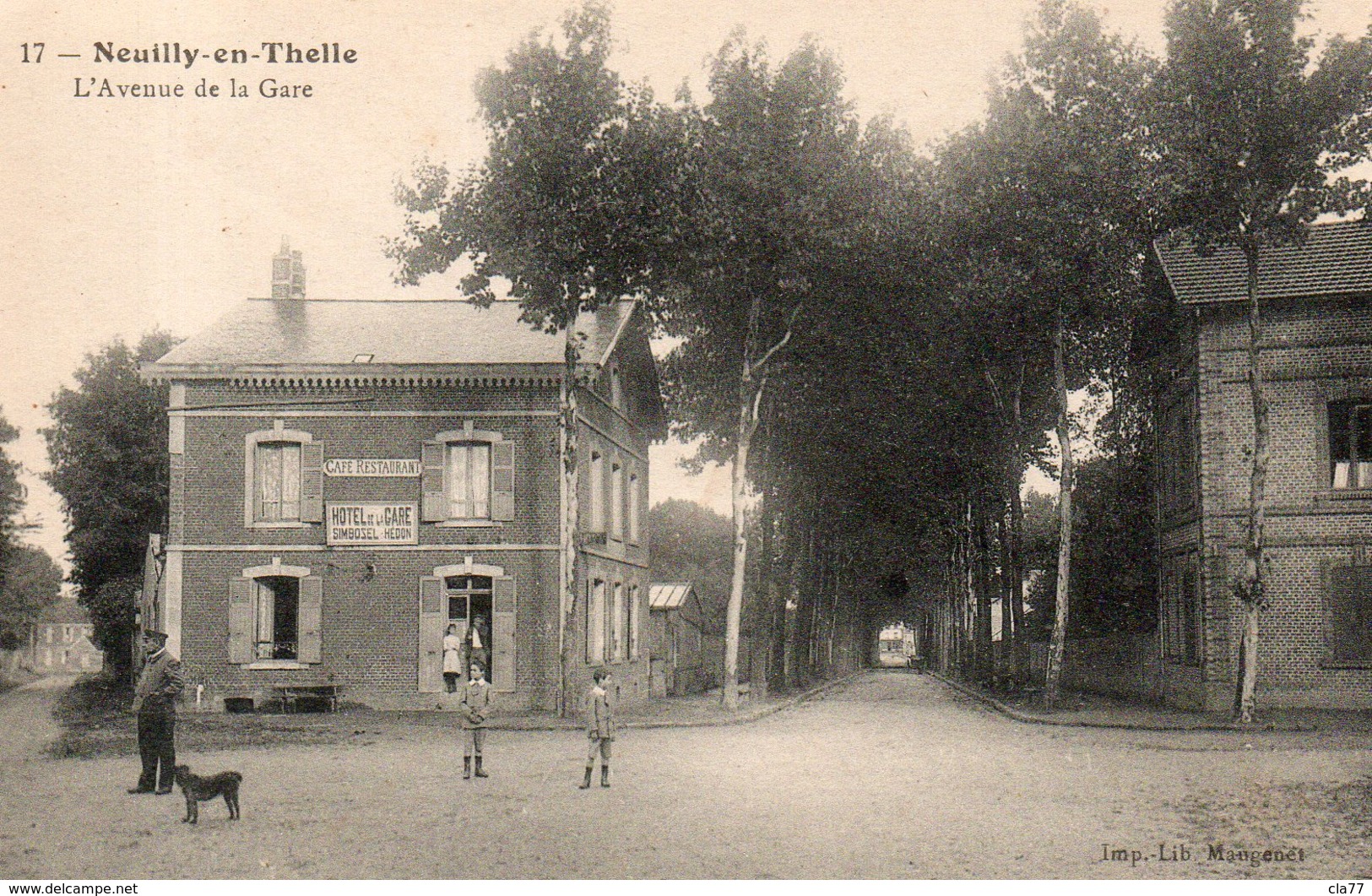 NEUILLY EN THELLE  L Avenue De La Gare - Autres & Non Classés