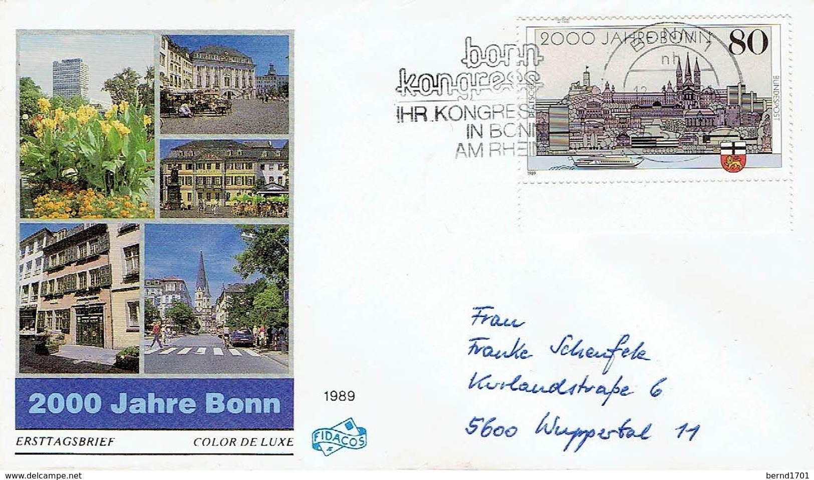 Germany - Mi-Nr 1402 FDC (O118)- - 1981-1990