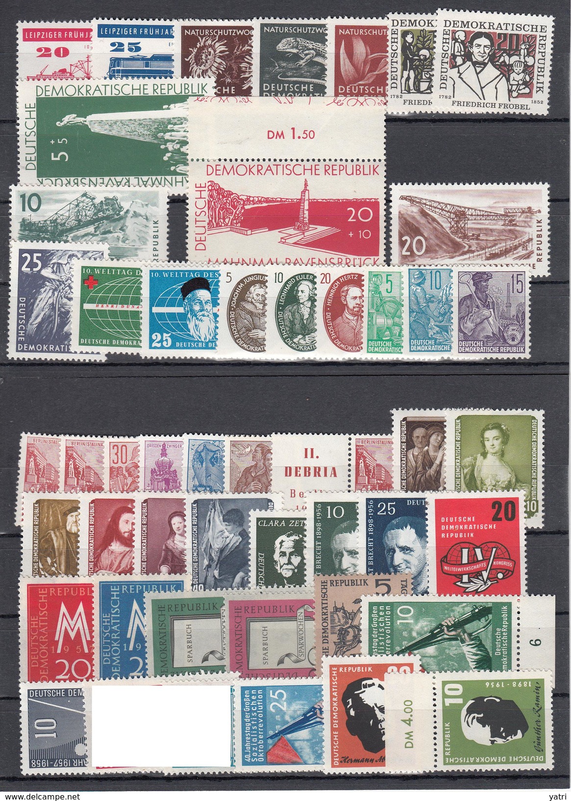 DDR - 1957 - Annata Completa | Complete Year Ser ** MNH - Nuovi