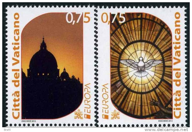 2012 Vaticano, Europa C.E.P.T.,  Serie Completa Nuova (**) - Unused Stamps