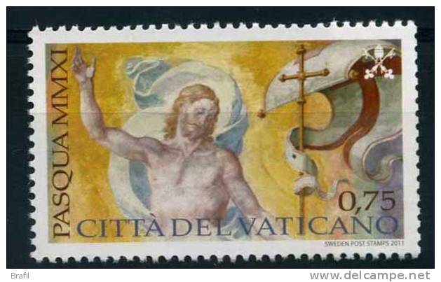 2011, Vaticano, Pasqua, Serie Completa Nuova (**) - Unused Stamps