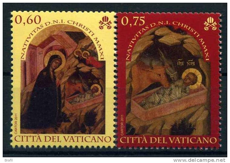 2011 Vaticano, Natale , Serie Completa Nuova (**) - Nuovi