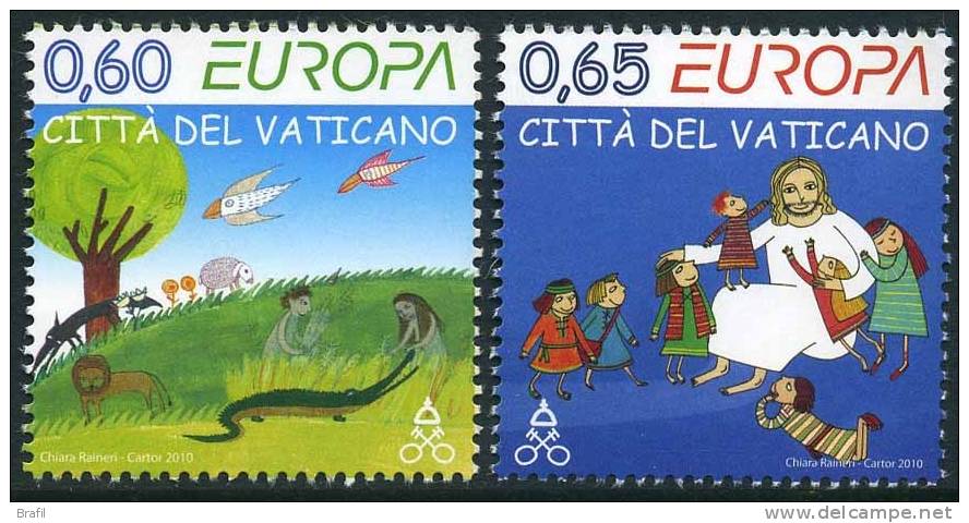 2010 Vaticano, Europa C.E.P.T. , Serie Completa Nuova (**) - Neufs