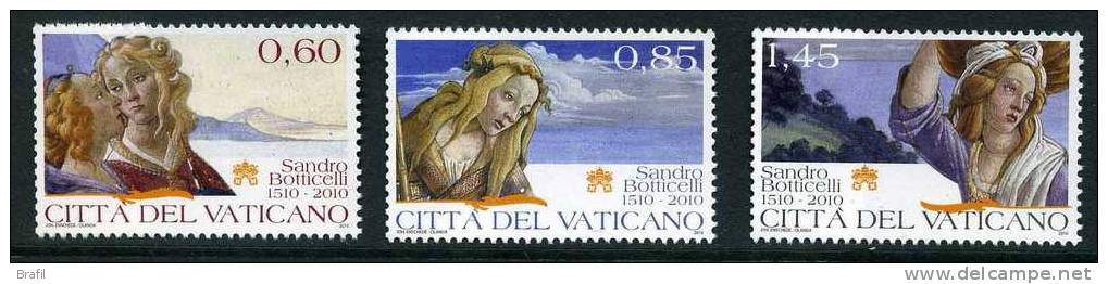 2010 Vaticano Francobolli Nuovi (**) Botticelli - Unused Stamps