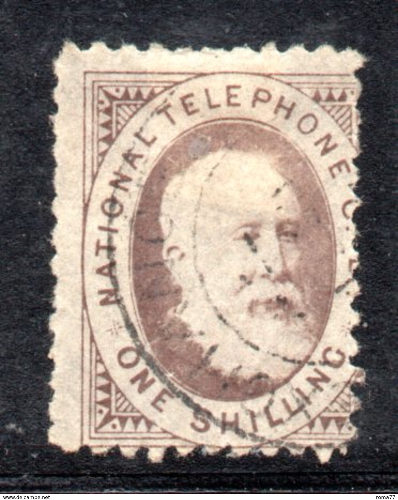 XP2971 - GRAN BRETAGNA 1884 , Francobolli Telefono 1 Sh Usato - Altri & Non Classificati