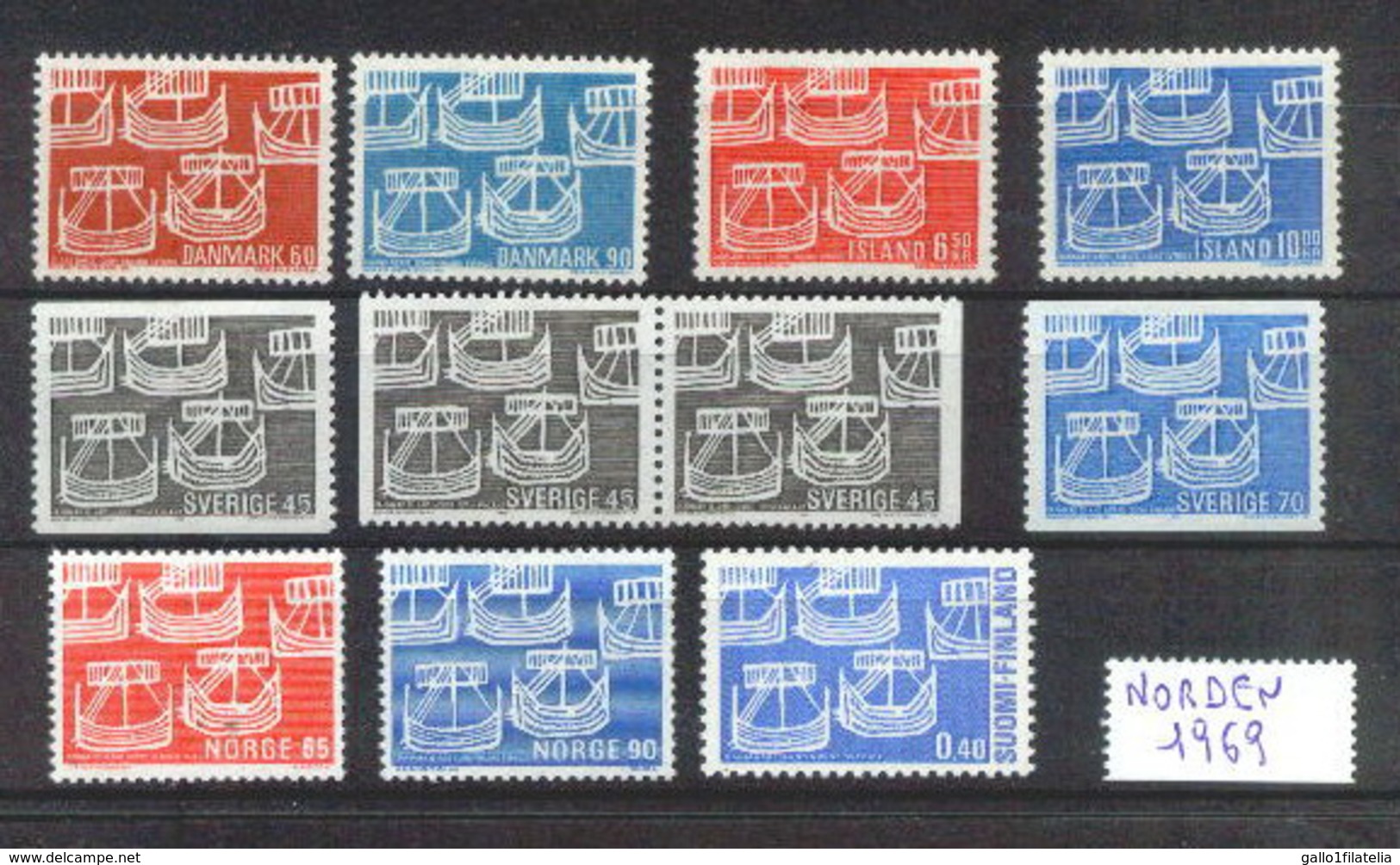 NORDEN / NORDIC 1969 - ANNATA COMPLETA / COMPLETE YEAR. MNH - Emissioni Congiunte