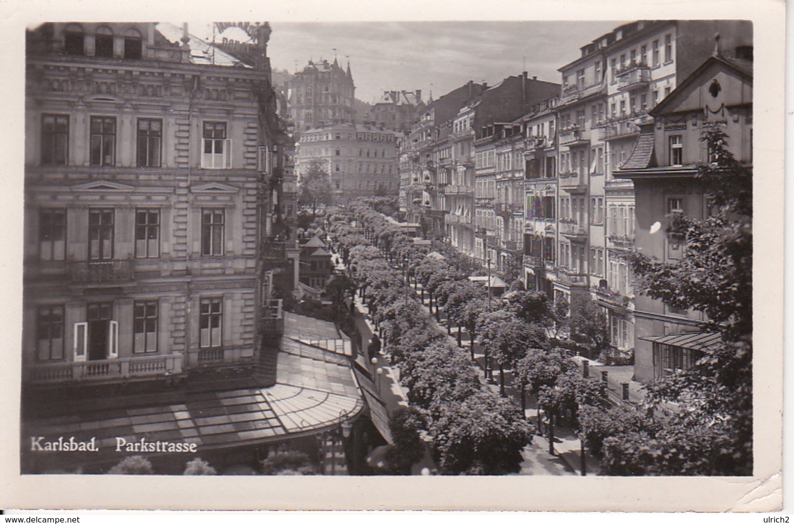 AK Karlsbad - Parkstrasse - 1943 (28080) - Sudeten