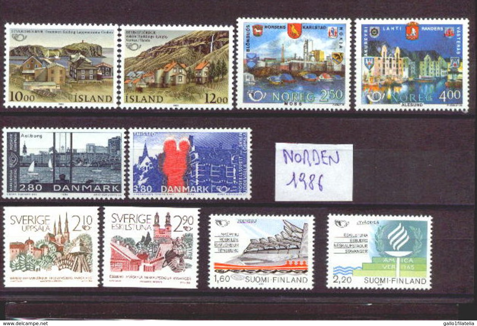 NORDEN / NORDIC 1986 - ANNATA COMPLETA / COMPLETE YEAR. MNH - Emissions Communes