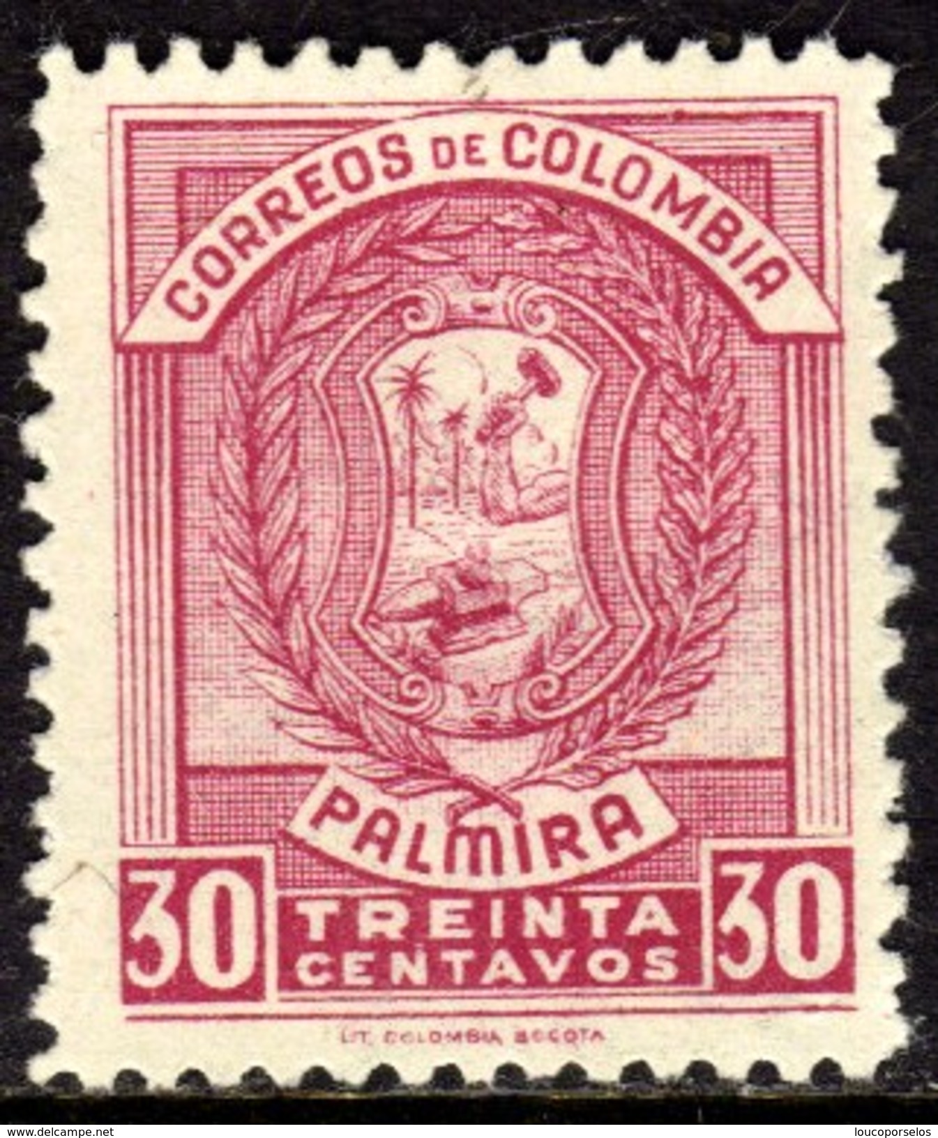 03954 Colômbia 353 Brasão Nn - Colombia