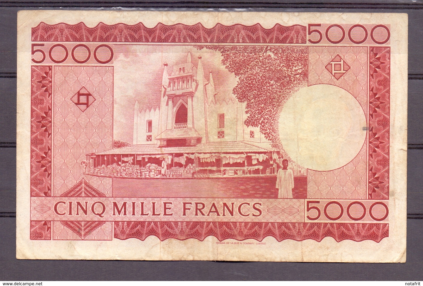 Mali 5000 Fr  1960  RR  Red  Rouge  RR  XF - Mali