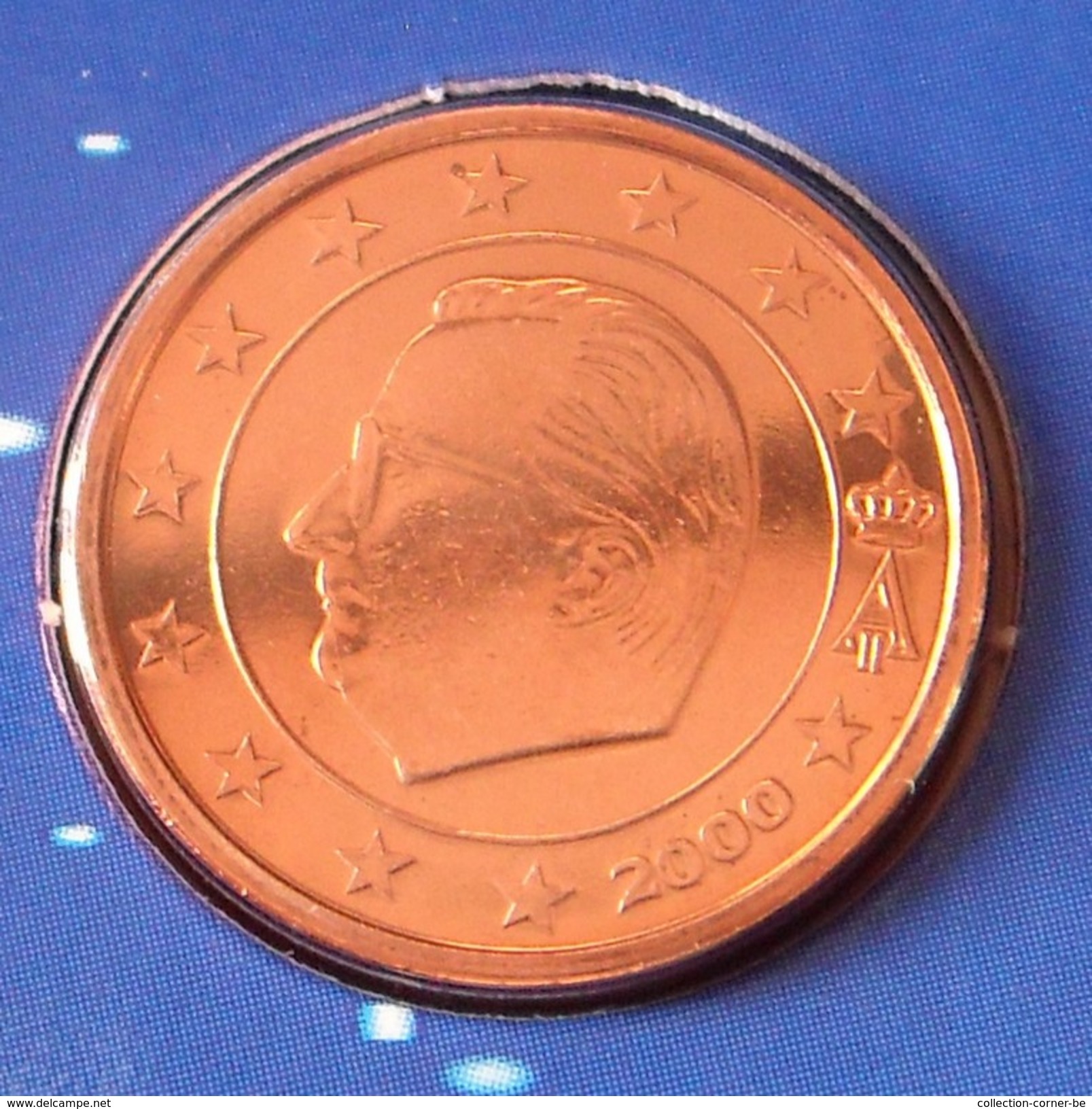 1 Euro Cent, 2000, FDC-UNC - Belgien