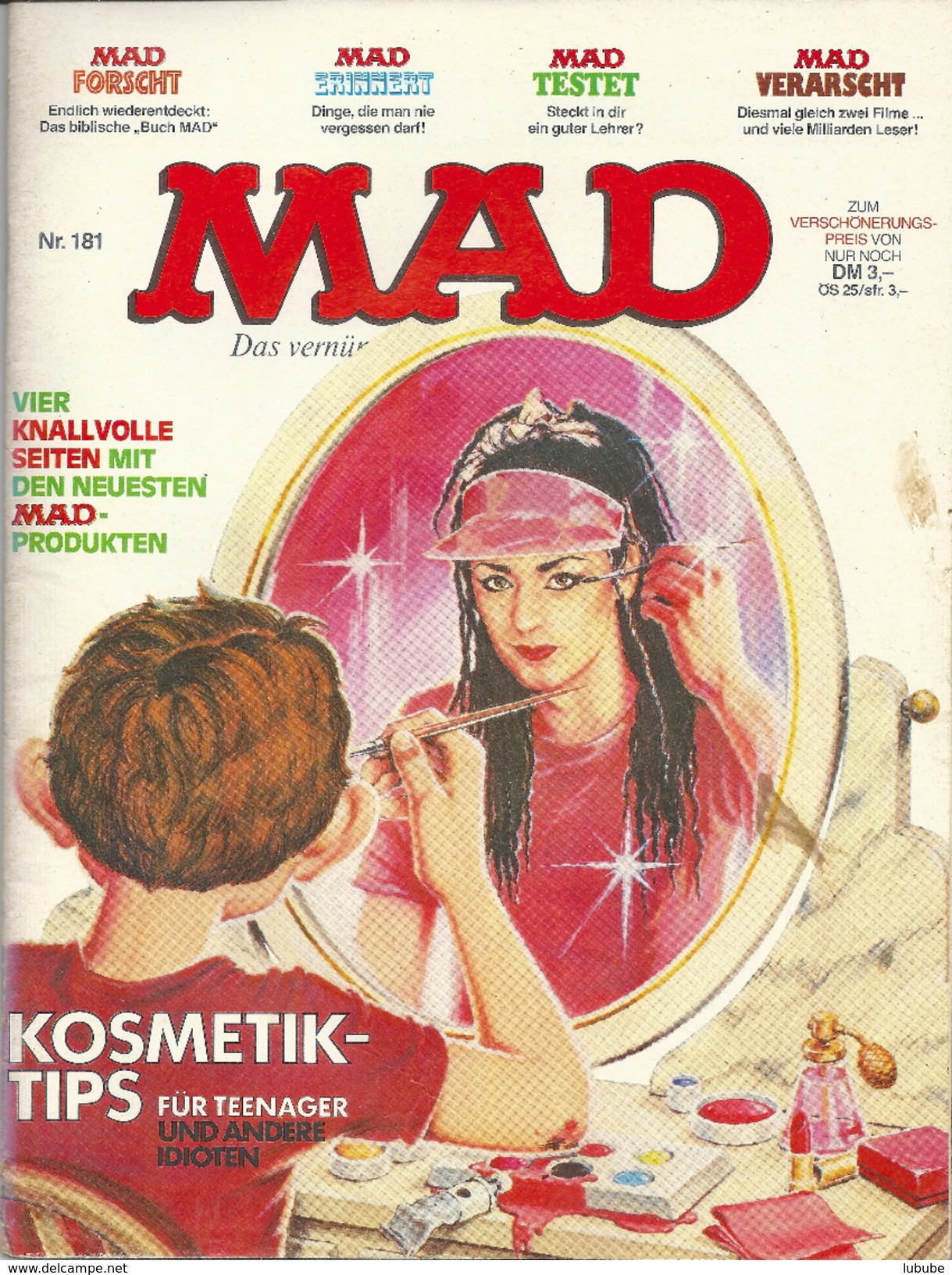 MAD Comic Nr. 181  "Boy George"          1984 - Altri & Non Classificati