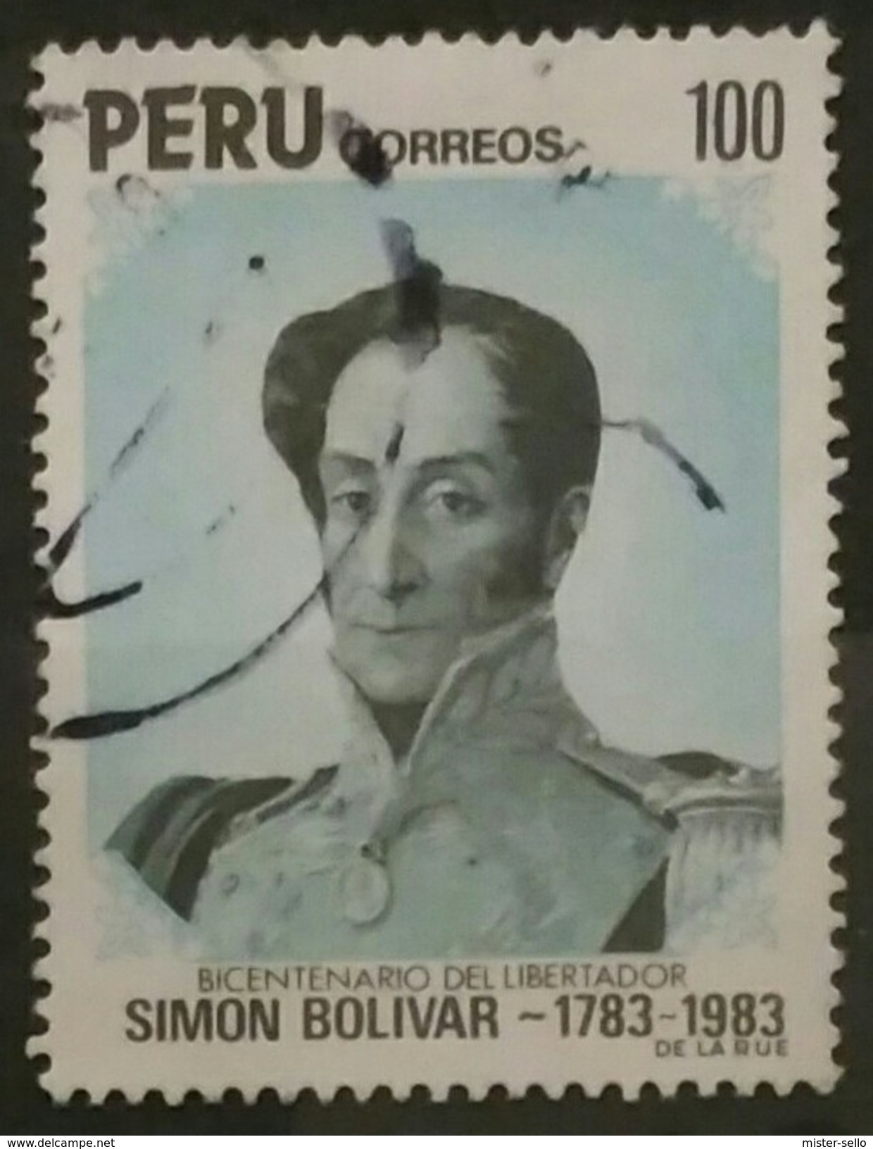 PERÚ 1983 II Centenario Del Nacimiento De Simon Bolívar, 1783-1830. USADO - USED. - Perú