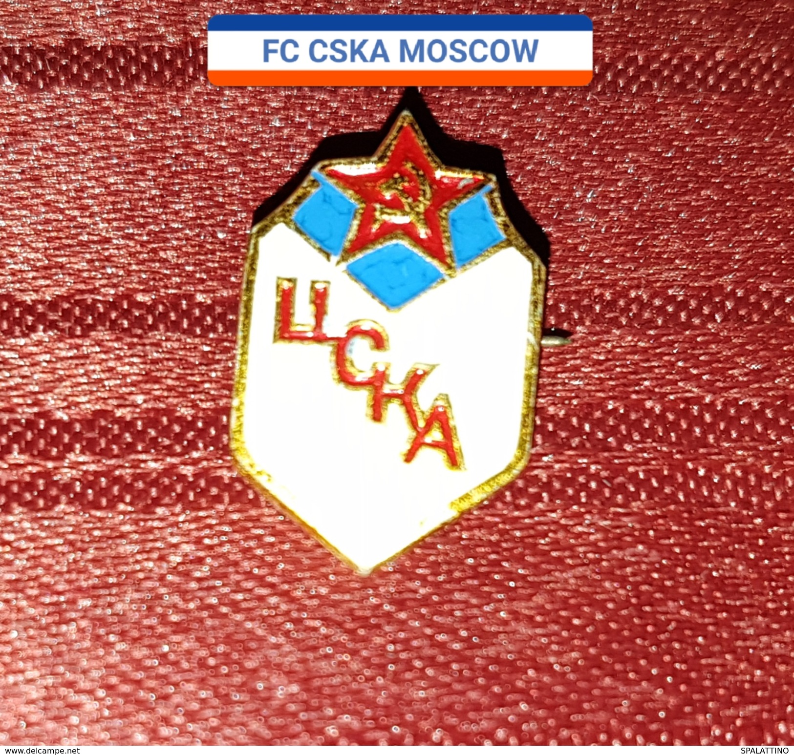 FC CSKA MOSCOW RUSSIA, SOVIET UNION, ORIGINAL OLD VINTAGE PIN BADGE FOOTBALL SOCCER - Fútbol
