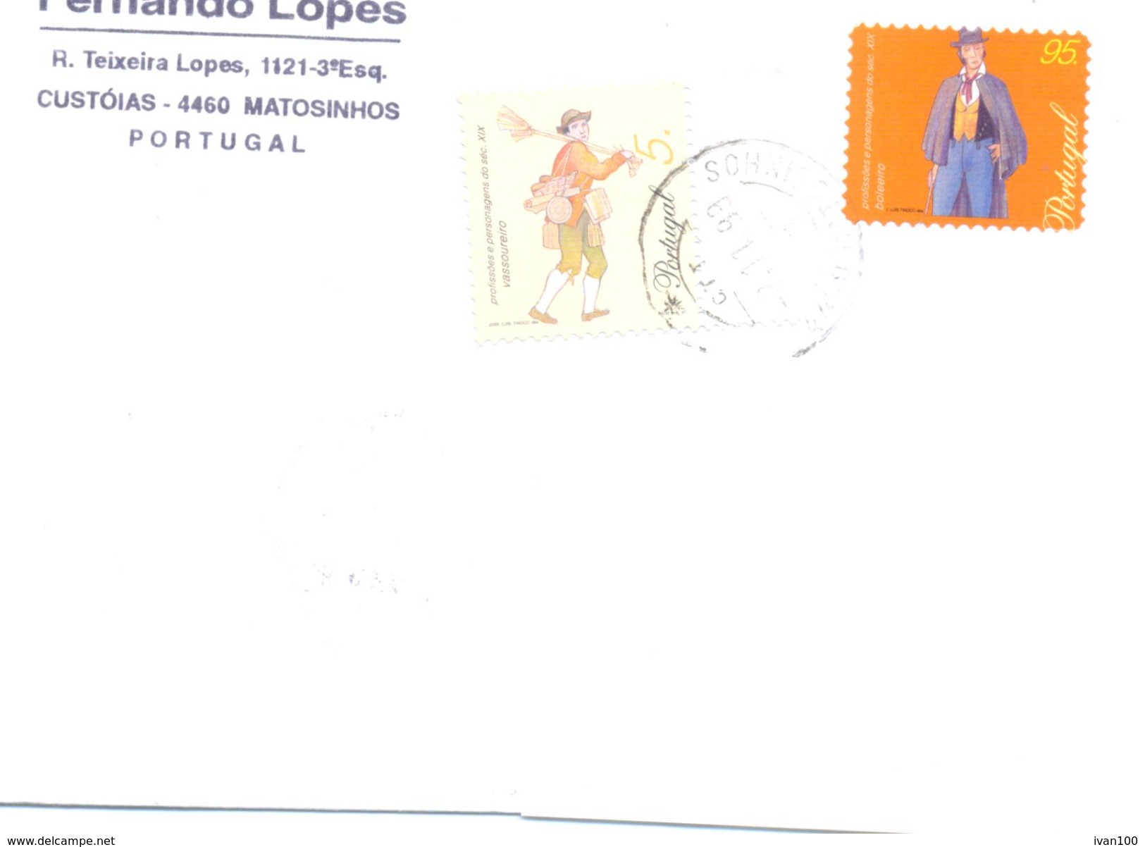 1999. Portugal, The Letter Sent By Ordinary Post To Moldova - Lettres & Documents