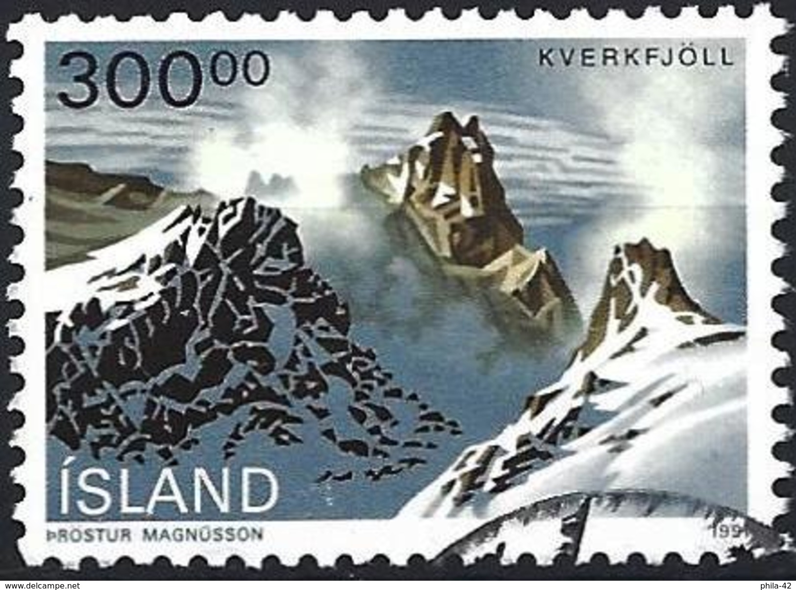 Iceland 1991 - Volcano Kverkfjöll ( Mi 741 - YT 694 ) - Usati