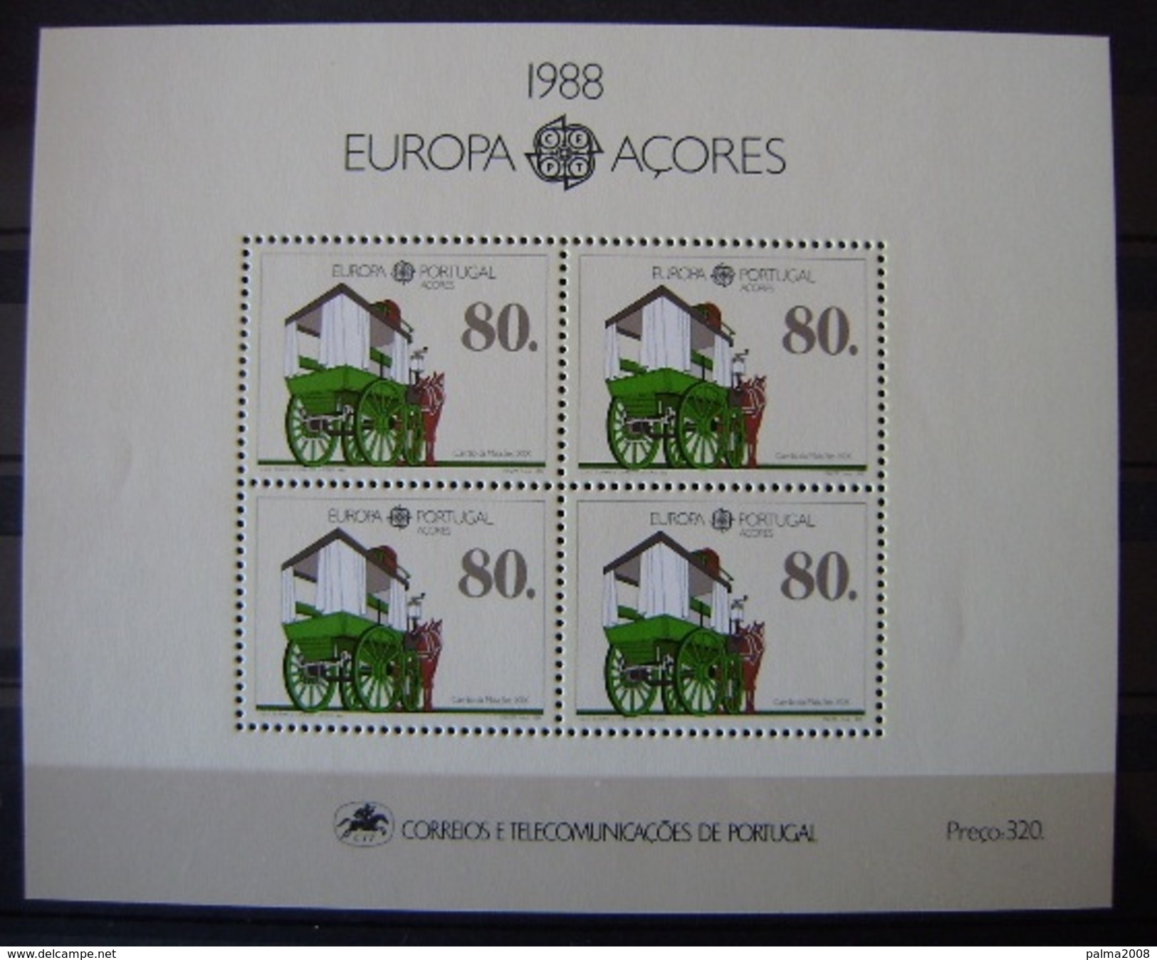 AZORES - IVERT HB 9 NUEVOS * *  TEMA EUROPA - CEPT 1988 (R002) - Sonstige - Europa