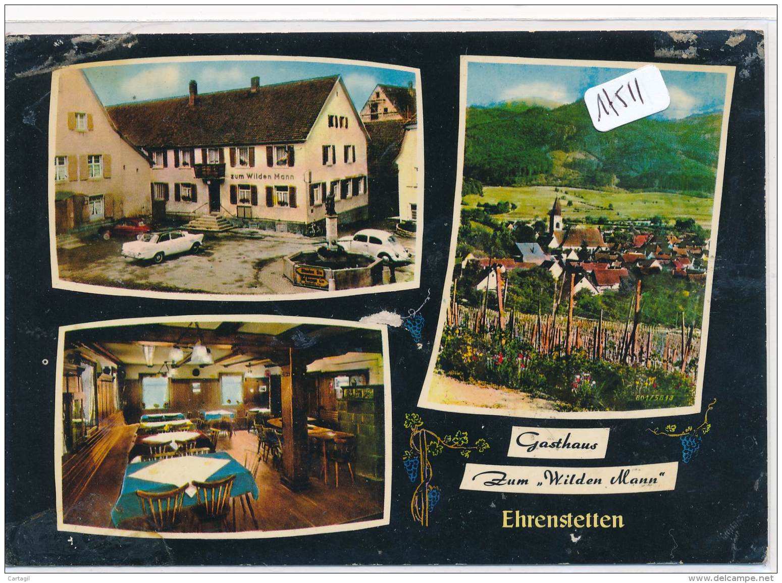 CPM GF - Allemagne -  Ehrenstetten - Multivues Gasthaus " Zum Wilden Mann" ( Défauts )-Envoi Gratuit - Other & Unclassified