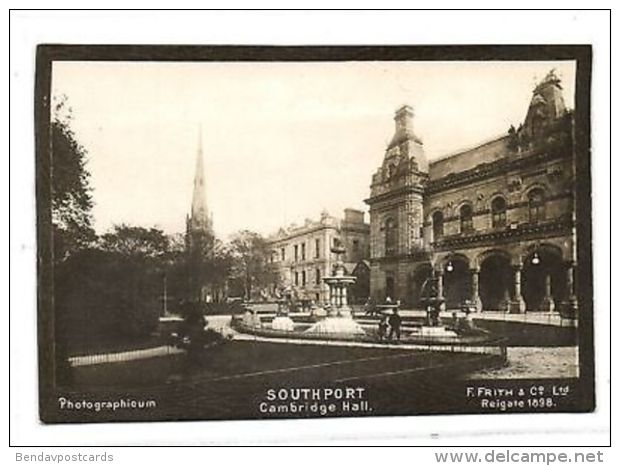 Lancs, SOUTHPORT, Cambridge Hall (1898) Photographicum - Southport