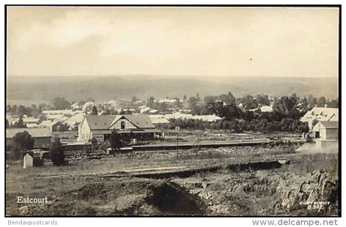 South Africa, ESTCOURT, Panorama, Dairy (1930s) RPPC Postcard - South Africa