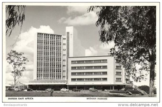 Kenya, NAIROBI, British East Africa, Modern Nairobi (1950s) Skulina Pegas RPPC - Kenya