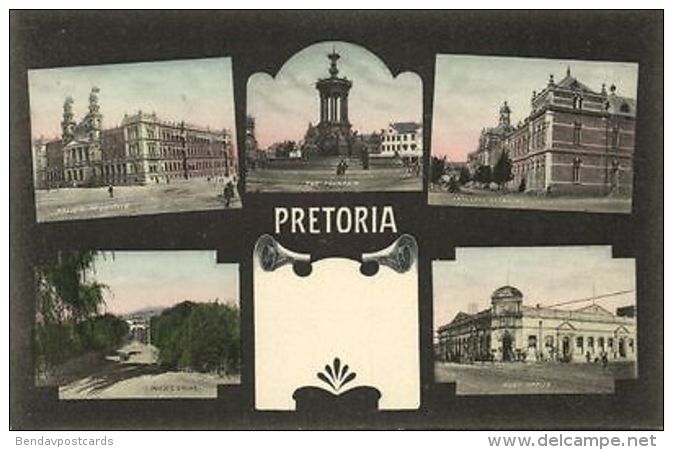 South Africa, PRETORIA, Multiview, Post Office (1910s) Sallo Epstein 2284 - South Africa