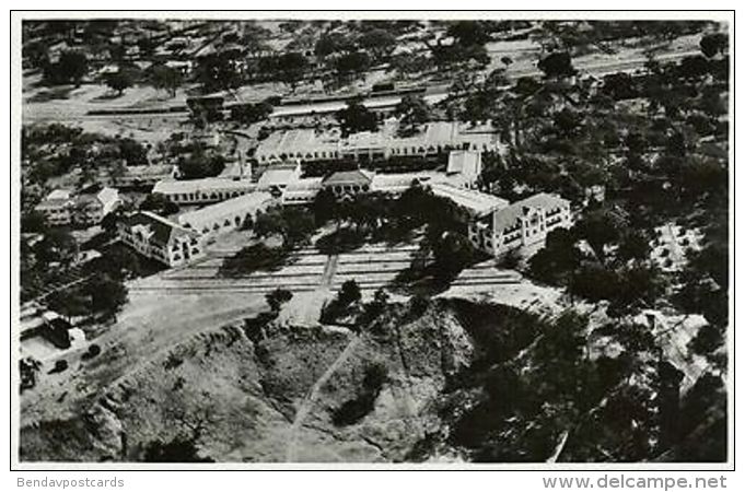 Rhodesia, Aerial View Of Victoria Falls Hotel (1930s) RPPC - Zambie