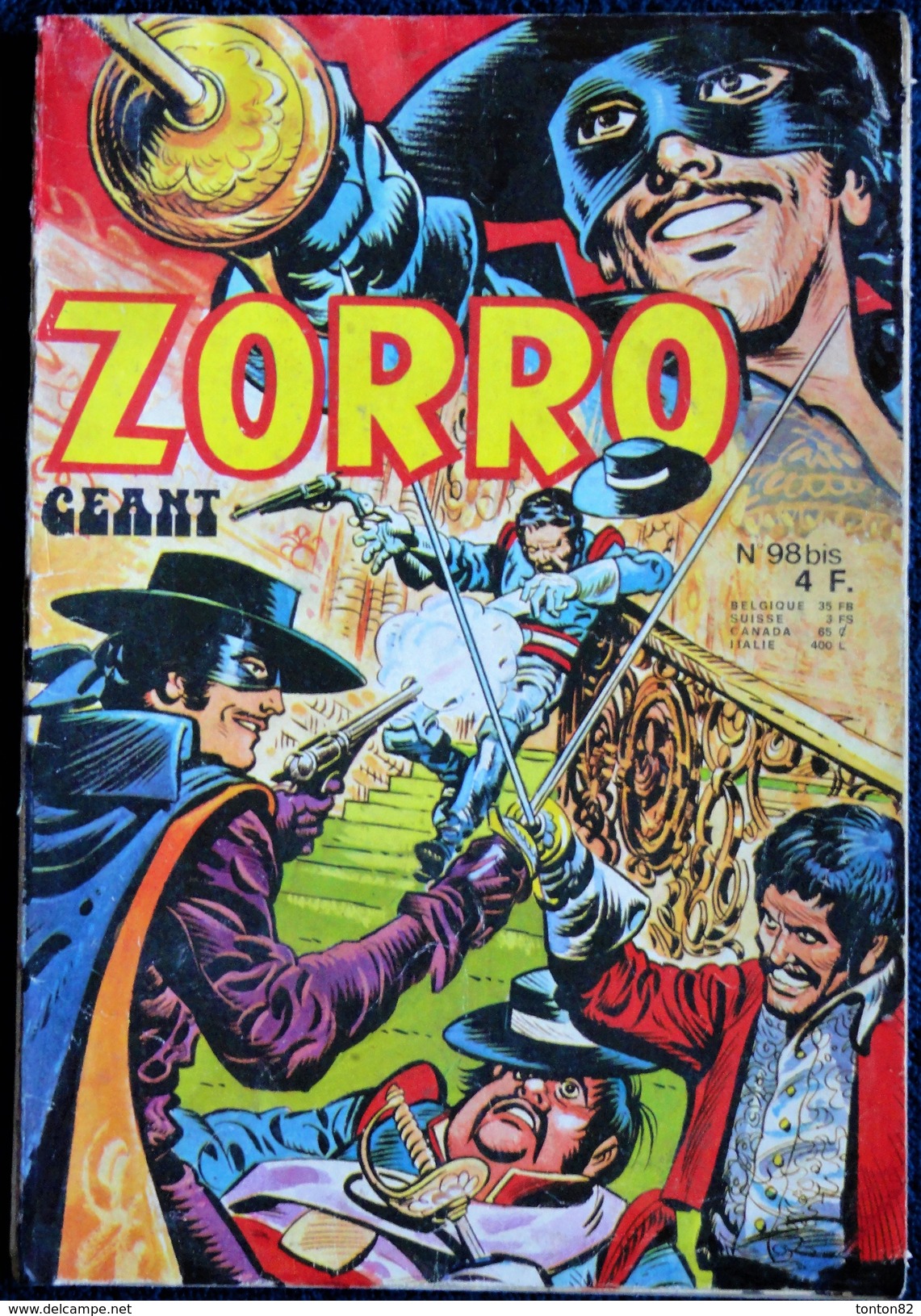 ZORRO GÉANT- N° 98 Bis - 1976 - Zorro