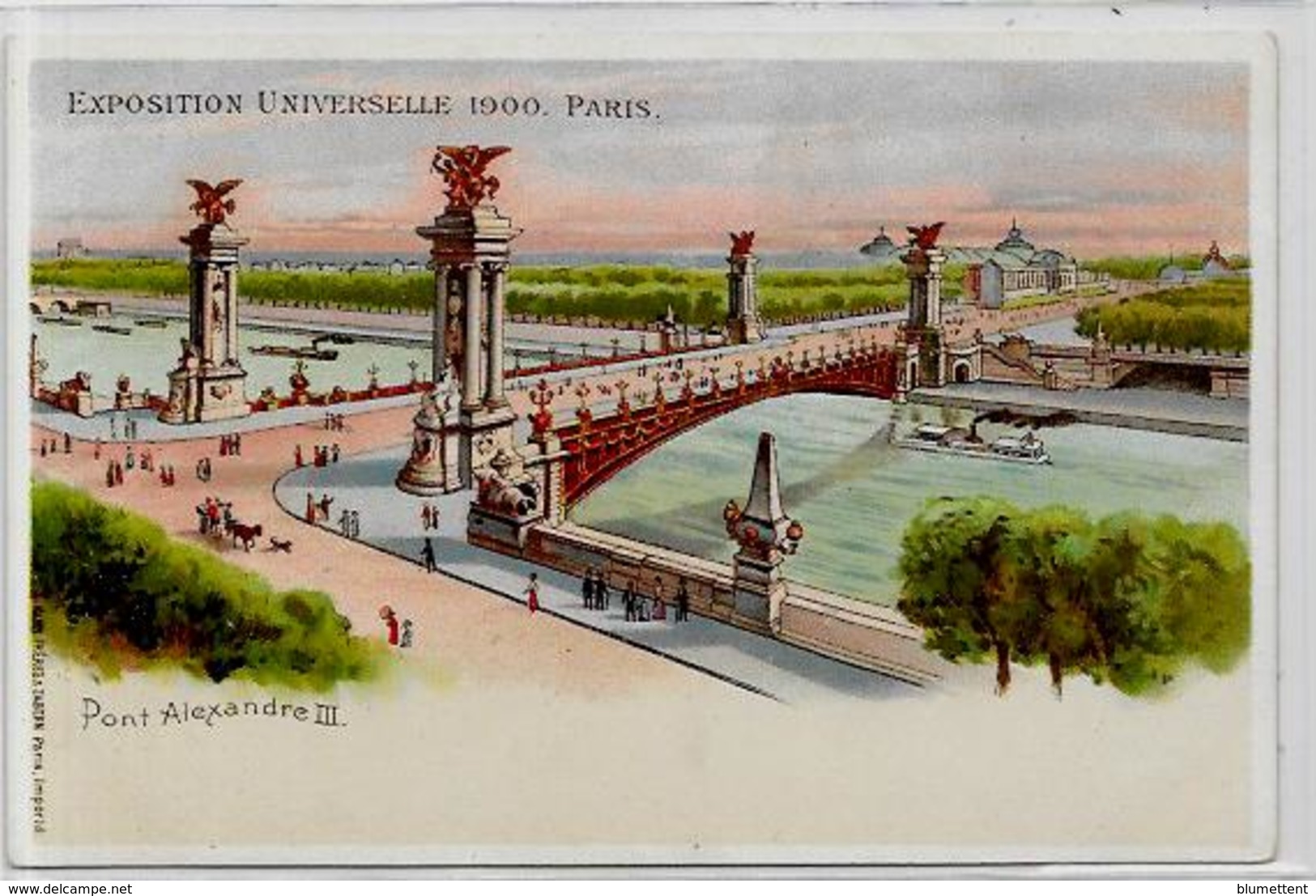 CPA Exposition Universelle 1900 PARIS Non Circulé Dos Non Séparé - Ausstellungen